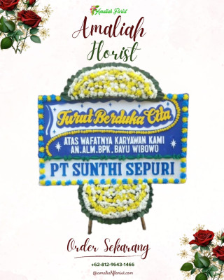 Papan Bunga Duka di Warakas